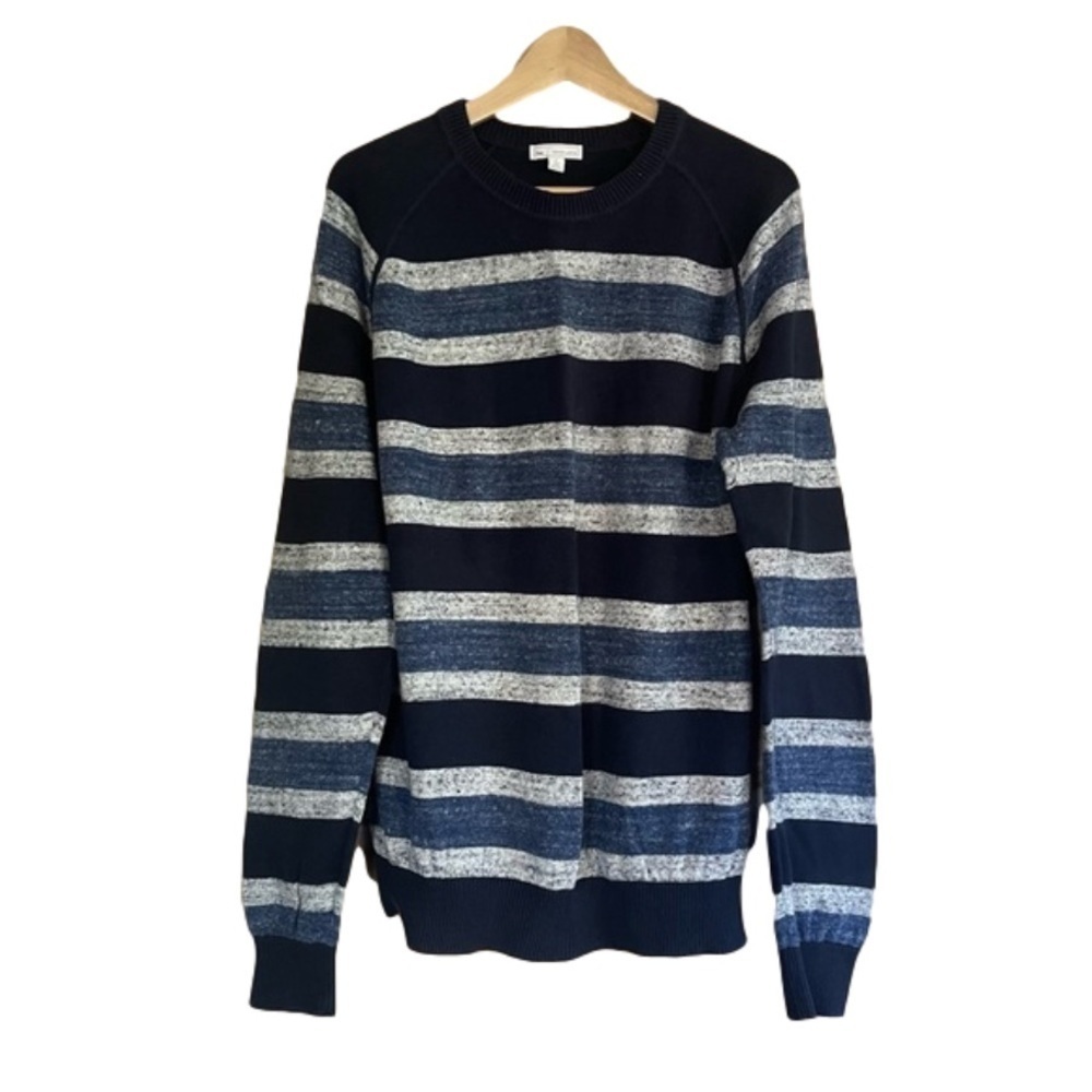 Gap designed and crafted recycled cotton striped sweater size L